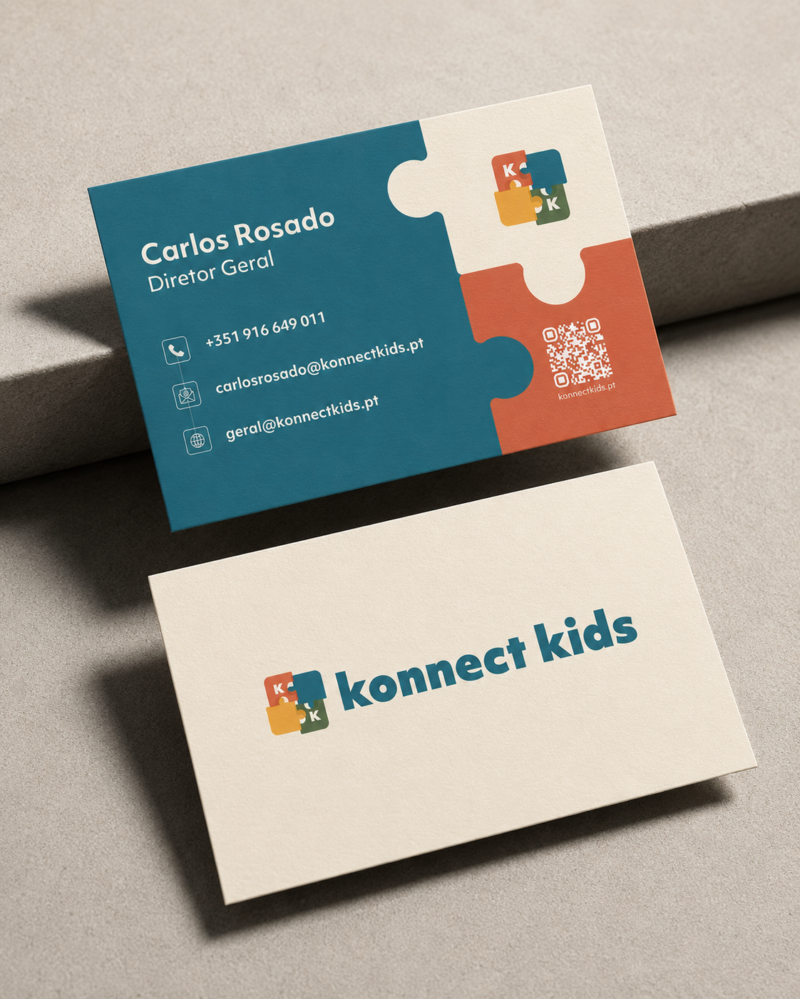 Cartões de Visita Konnect Kids